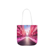 Load image into Gallery viewer, Pink Heart Series #8 Fashion Graphic Print Trendy 100% Polyester Canvas Tote Bag AI Image