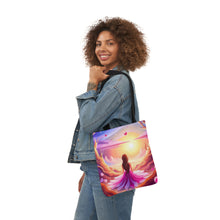 Load image into Gallery viewer, Pink Heart Series #12 Fashion Graphic Print Trendy 100% Polyester Canvas Tote Bag AI Image