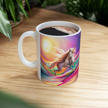 Load image into Gallery viewer, I Dream of Unicorns & Butterflies Design #1 Ceramic 11oz Coffee Mug AI Generated Image