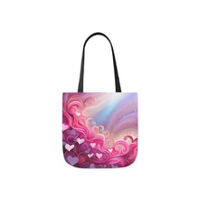 Load image into Gallery viewer, Pink Heart Series #13 Fashion Graphic Print Trendy 100% Polyester Canvas Tote Bag AI Image