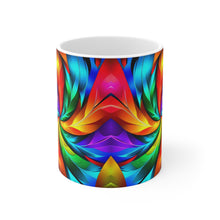 Load image into Gallery viewer, Fusion of Bright Feathers in Motion #2 Mug 11oz mug AI-Generated Artwork