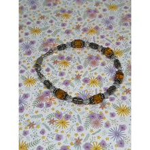 Load image into Gallery viewer, Bali Silver and Topaz - Handcrafted Austrian Crystal Beads Bracelet Jewelry