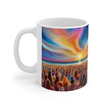 Load image into Gallery viewer, Beach Vibes Retro Concert #1 Ceramic 11oz Mug AI Artwork