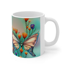 Load image into Gallery viewer, June Opal Birth Month Colors Fairies & Butterflies #2 Mug 11oz mug AI-Generated Artwork