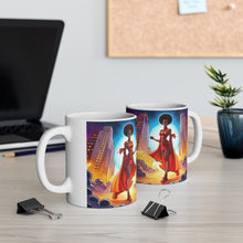 Load image into Gallery viewer, My Mini Super Teenagers Fantasy Art #2 Ceramic Mug 11oz AI Generated Art Work