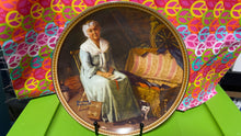 Load image into Gallery viewer, Vtg Bradford Exchange Norman Rockwell Plate 1984 Reminiscing In The Quiet 8.5" (Pre-owned)