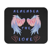 Load image into Gallery viewer, Remember the Love Angel Wings Mouse Pad (Rectangle) 9" x 8" High Density Foam