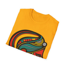 Load image into Gallery viewer, Color of Africa Tribal Face Paint #6 Unisex Softstyle Short Sleeve Crewneck T-Shirt