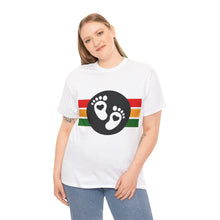 Load image into Gallery viewer, Muse Wearable Baby Feet Mother's Day Unisex Heavy Cotton Crewneck T-Shirt
