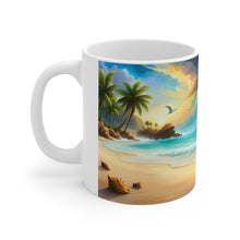 Load image into Gallery viewer, Tropical Beach Paradise #4 Mug 11oz mug AI-Generated Artwork