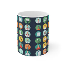 Load image into Gallery viewer, Professional Worker Doctor and Nurse #1 Ceramic 11oz Mug AI-Generated Artwork
