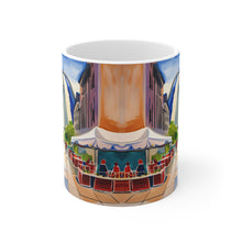 Load image into Gallery viewer, At the Cafe Saint Louis Arch #28 Mug 11oz mug AI-Generated Artwork