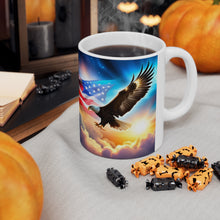 Load image into Gallery viewer, The United States of America USA Flag Eagle #1 Mug 11oz mug AI-Generated Artwork