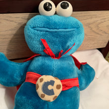 Load image into Gallery viewer, Vintage Tyco 1997 Super Cookie Monster Sesame Street Red Cape Plush (Pre-owned)