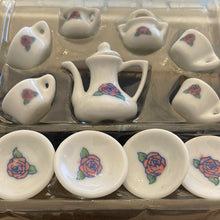 Load image into Gallery viewer, Eden Bliss Handcrafted Porcelain 13pcs Mini Bone China Tea Set  (Pre-owned)