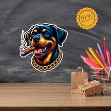 Load image into Gallery viewer, The Big Dog Life Hound, Rottweiler, Pug, Pitbull, Labrador Animal Vinyl Stickers Pug