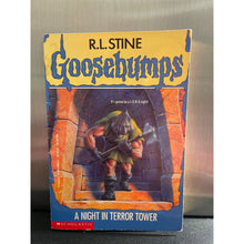 Load image into Gallery viewer, Vintage Goosebumps A Night In Terror Tower Paperback By R L Stine