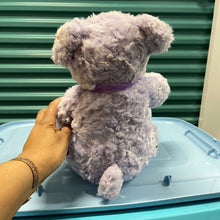 Load image into Gallery viewer, Build-A-Bear Lavender Shaggy Sitting Plush (Pre-owned) Bear 16" BABW Workshop