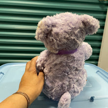 Load image into Gallery viewer, Build-A-Bear Lavender Shaggy Sitting Plush (Pre-owned) Bear 16" BABW Workshop