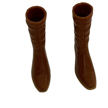 Load image into Gallery viewer, Bratz Footwear Scrunch Rust High Top Boots Tan Heel