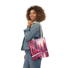 Load image into Gallery viewer, Pink Heart Series #10 Fashion Graphic Print Trendy 100% Polyester Canvas Tote Bag AI Image