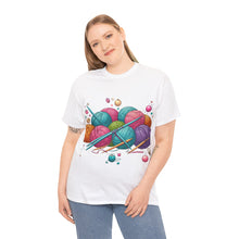 Load image into Gallery viewer, Crafter Knitting Yarn Balls T-Shirt 100% Cotton
