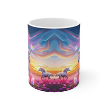 Load image into Gallery viewer, I Dream of Unicorns & Butterflies #10 Ceramic 11oz AI Decorative Coffee Mug