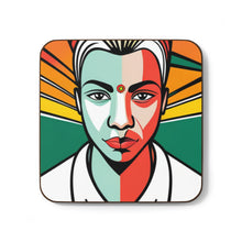 Load image into Gallery viewer, Colorful #20 Colors of Africa Hardboard Back AI-Enhanced Beverage Coasters