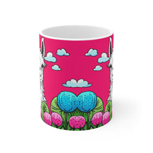 Load image into Gallery viewer, Good Vibes Cute Llama Funny #12 Ceramic 11oz Mug AI-Generated Artwork