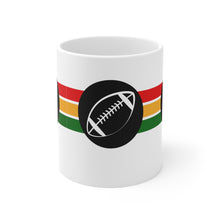 Load image into Gallery viewer, Sports Game No Word Football #2 White 11oz Ceramic Beverage Mug Decorative Art