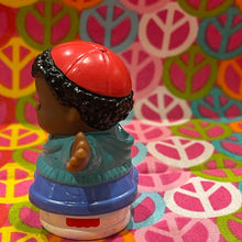 Load image into Gallery viewer, Fisher Price Little AA Michael Figure Re Hat Green Shirt