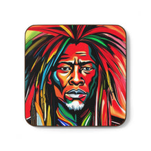 Load image into Gallery viewer, Colorful #5 Colors of Africa Hardboard Back AI-Enhanced Beverage Coasters
