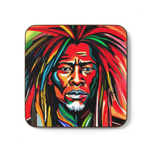 Load image into Gallery viewer, Colorful #5 Colors of Africa Hardboard Back AI-Enhanced Beverage Coasters