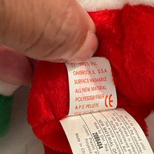 Load image into Gallery viewer, Ty Beanie Baby 1998 Santa Red Suit Canadian Tag Retired Errors