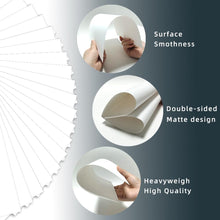 Load image into Gallery viewer, 70 Pack 5x7 White Cardstock Paper, 92lb/250GSM Heavyweight Blank Card, Thick Index Card for Printer, Postcards, Wedding Invitation, Greeting Cards