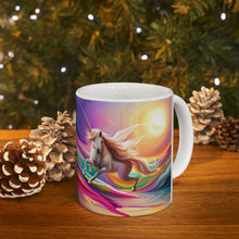Load image into Gallery viewer, I Dream of Unicorns & Butterflies Design #1 Ceramic 11oz Coffee Mug AI Generated Image