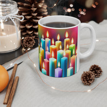 Load image into Gallery viewer, Happy Birthday Candles #5 Ceramic 11oz Mug AI-Generated Artwork