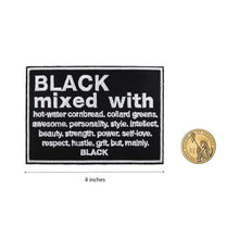 Load image into Gallery viewer, Cute Patch Juneteenth Mixed Embroidered Iron on Patch BLM Black Lives Matter