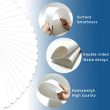 Load image into Gallery viewer, 100 Pack 4x6 White Cardstock Paper, 92lb/250GSM Heavyweight Blank Card, Thick Index Card for Printer, Postcards, Wedding Invitation, Thankyou Cards