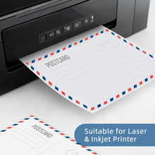 Load image into Gallery viewer, 100 Pack 4x6 White Cardstock Paper, 92lb/250GSM Heavyweight Blank Card, Thick Index Card for Printer, Postcards, Wedding Invitation, Thankyou Cards