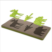 Load image into Gallery viewer, AccuQuilt GO! Northwoods Medley Accurate Fabric Cutting Die with Multiple Nature Themed Designs Shapes and Sizes for Quilt, Pillow, or Table Runner