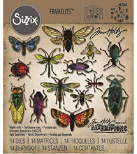 Load image into Gallery viewer, Sizzix Framelits Die Set Entomology by Tim Holtz (14-Pack), Multicolor