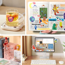 Load image into Gallery viewer, HTVRONT Printable Vinyl Sticker Paper, 100 Sheets Glossy Waterproof Sticker Paper For Inkjet Printer Dries Quickly-Standard Letter Size 8.5"X11"