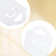 Load image into Gallery viewer, joycraft 100Pcs Keychain Cards, 2.1"x5.9" White Paper Cards Keychain Display Holder, Thank You Hanging Cards for Selling, Hanging Display Keychain, Bracelet, and Jewelry