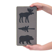 Load image into Gallery viewer, AccuQuilt GO! Northwoods Medley Accurate Fabric Cutting Die with Multiple Nature Themed Designs Shapes and Sizes for Quilt, Pillow, or Table Runner