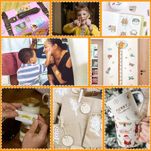 Load image into Gallery viewer, 100 Pcs Glossy White Printable Vinyl Sticker Paper,Sticker Paper for Inkjet Printer & Laser Printer,Waterproof Self-Adhesive Sheets,8.5"x11"