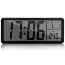 Load image into Gallery viewer, Healifty Digital Wall Clock: Wall-Mounted Led Display Clock with Date Temperature for Living Room Office Bedroom Home Decor