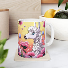 Load image into Gallery viewer, Good Vibes Cute Llama Funny #3 Ceramic 11oz Mug AI-Generated Artwork