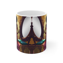 Load image into Gallery viewer, Playing Dress up Just Like Mommie #13 Mug 11oz mug AI-Generated Artwork
