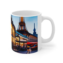Load image into Gallery viewer, At the Cafe Paris France #5 Mug 11oz mug AI-Generated Artwork